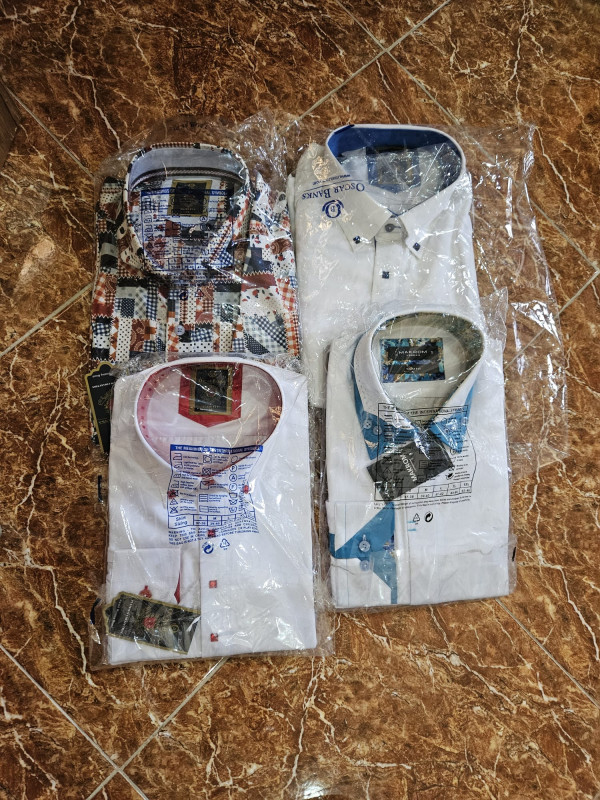 Makrom long sleeves cotton shirts for special occasions